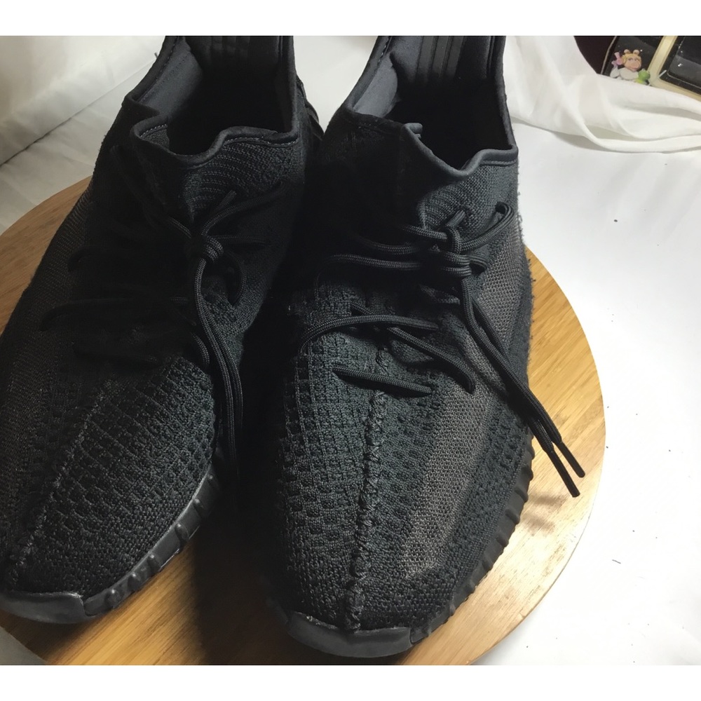 Yeezy sneakers, size 14 black